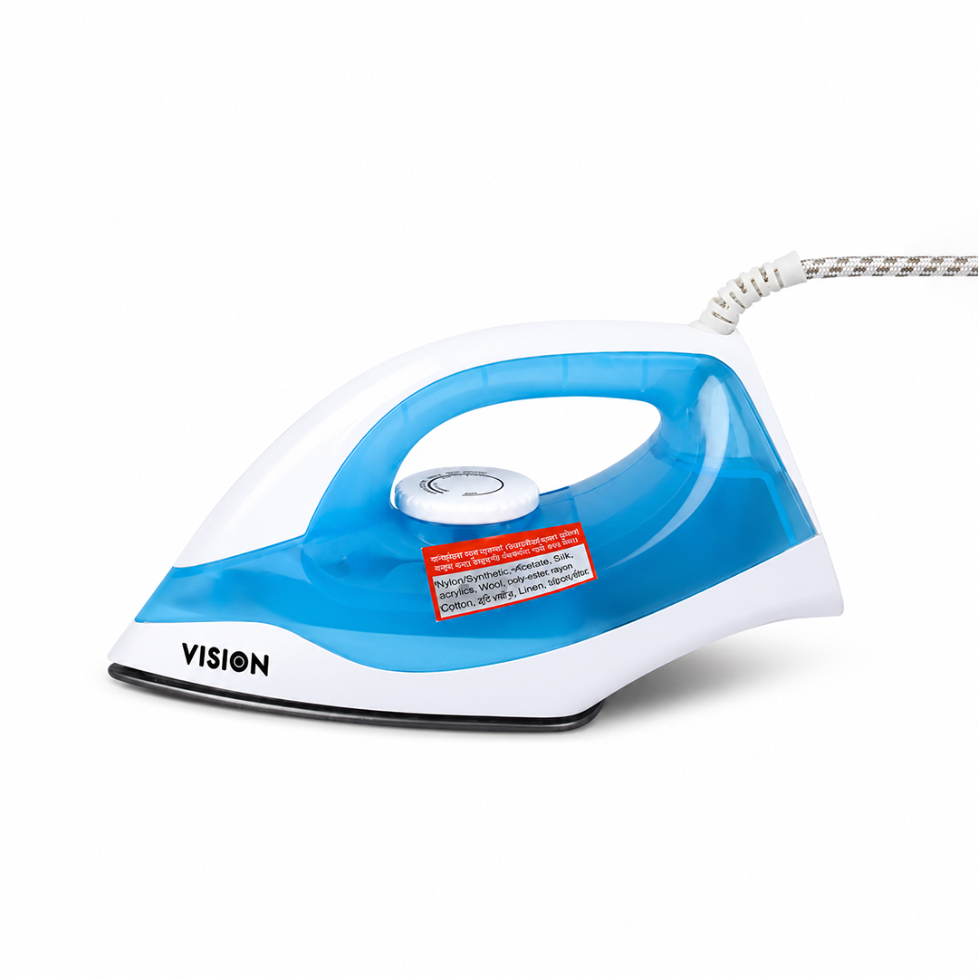 VISION Electric Iron 1000W Blue