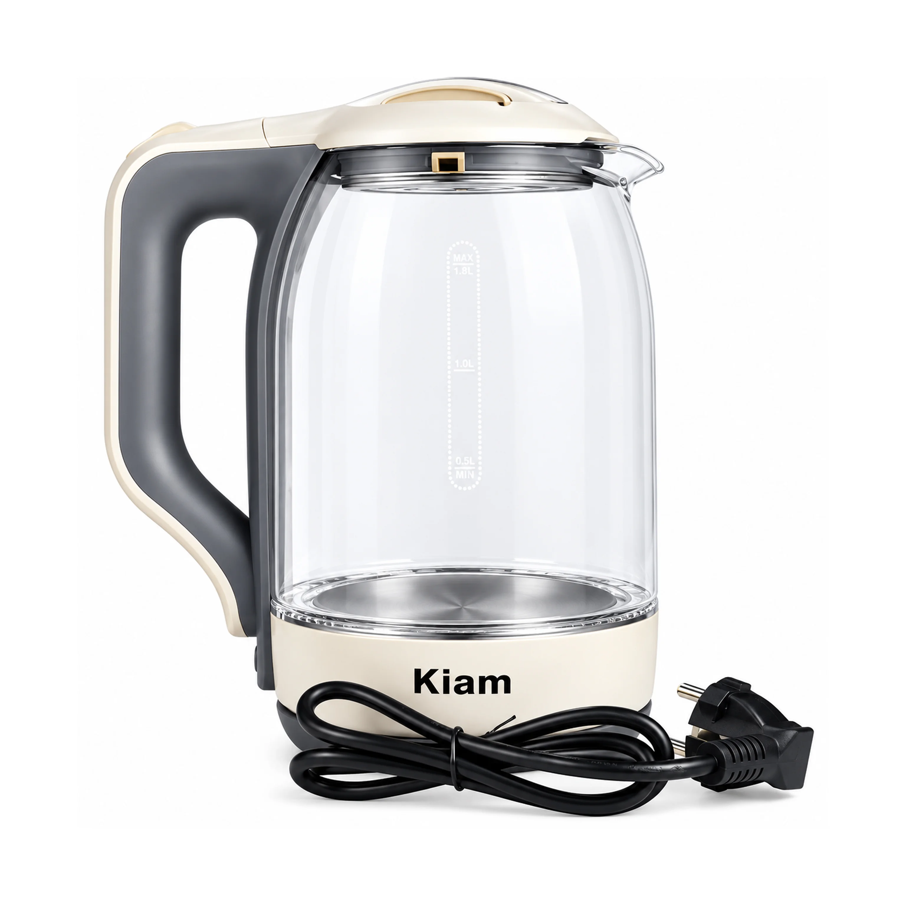 Kiam Electric Glass Kettle 1.8L BL-002